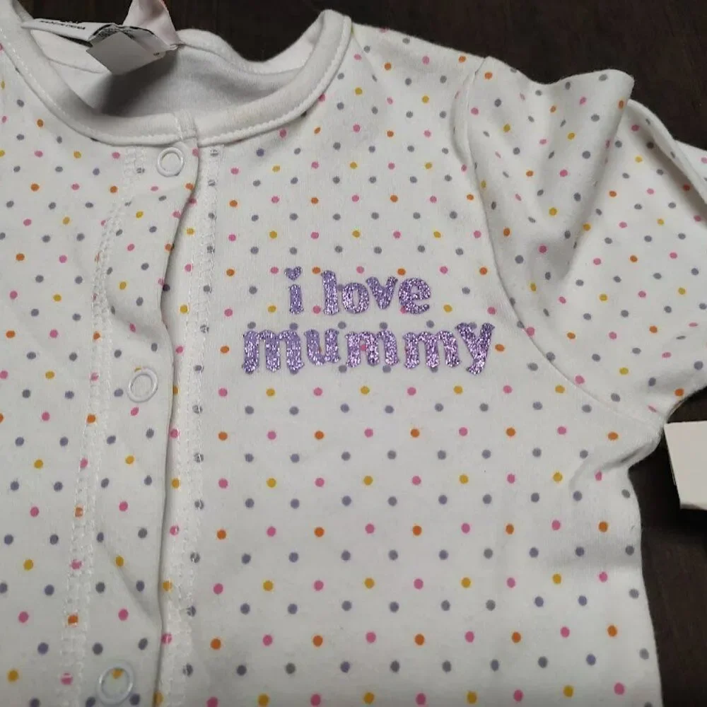 New Target Halloween  I Love Mummy 3 Piece Outfit Girl's 6 Month